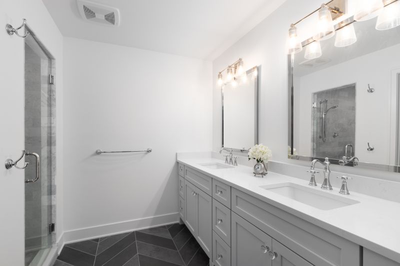 Modern Vanity with Lighting